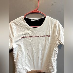 Alexander Wang Reversible crop tee